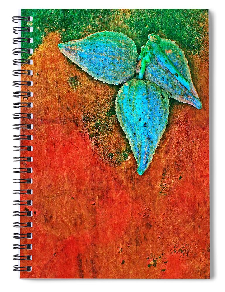 Texture Spiral Notebook featuring the digital art Nature Abstract 11 by Maria Huntley