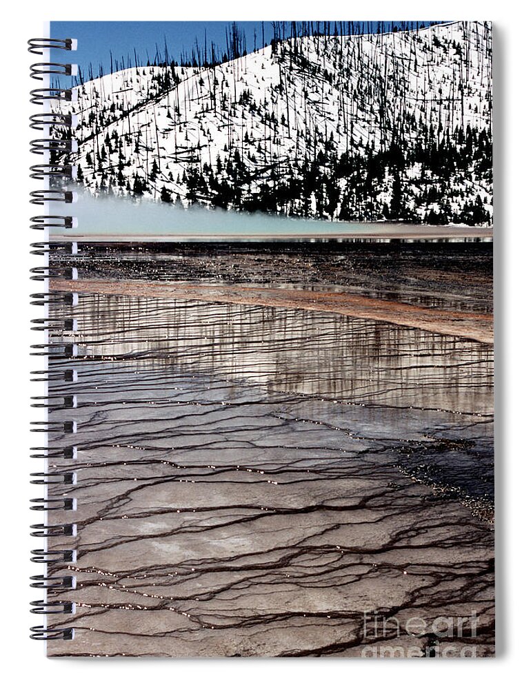Yellowstone National Park Spiral Notebook featuring the photograph Nature's Mosaic II by Sharon Elliott