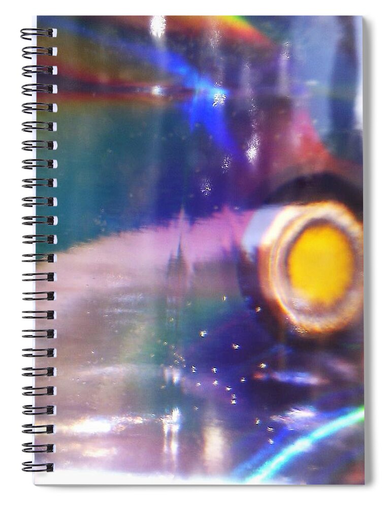New World Spiral Notebook featuring the photograph New World by Martin Howard