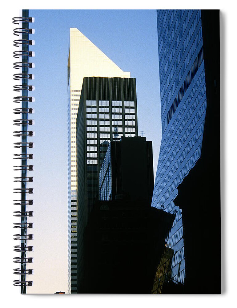 New York Spiral Notebook featuring the photograph New York City Skyline No 4 by Gordon James