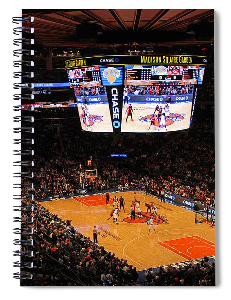 New York Knicks Spiral Notebook featuring the photograph New York Knicks by Juergen Roth