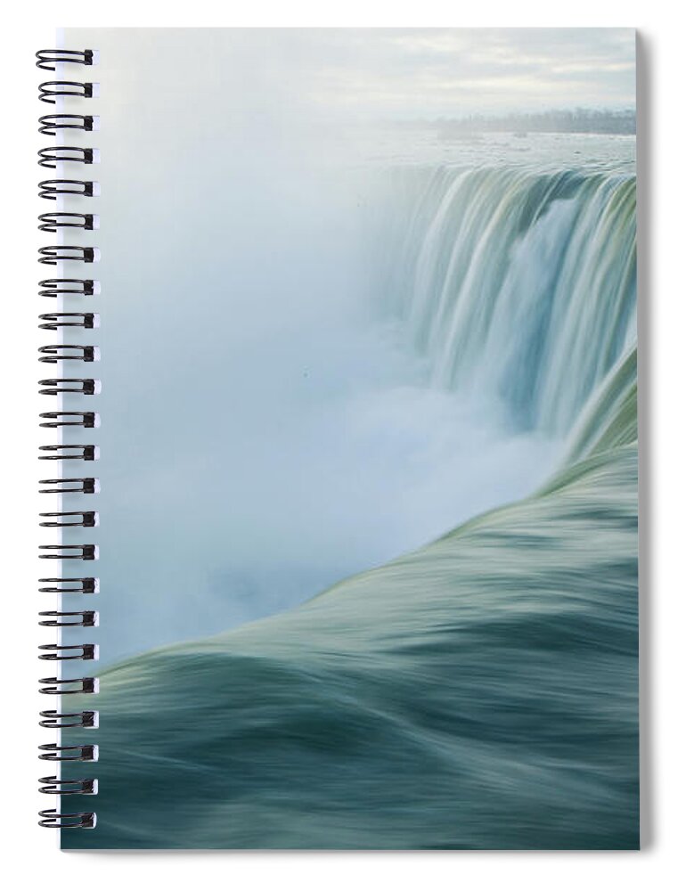 Outdoors Spiral Notebook featuring the photograph Niagara Falls by Photography By Yu Shu