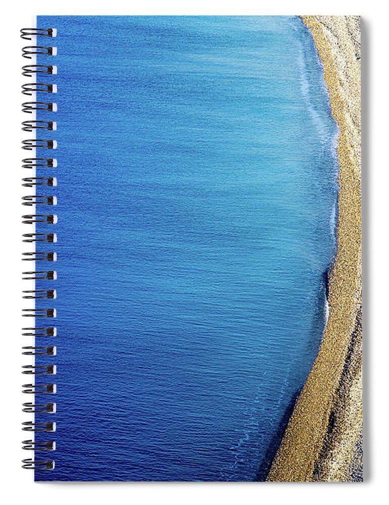 Scenics Spiral Notebook featuring the photograph Nice Beach Early Morning by Yves Andre