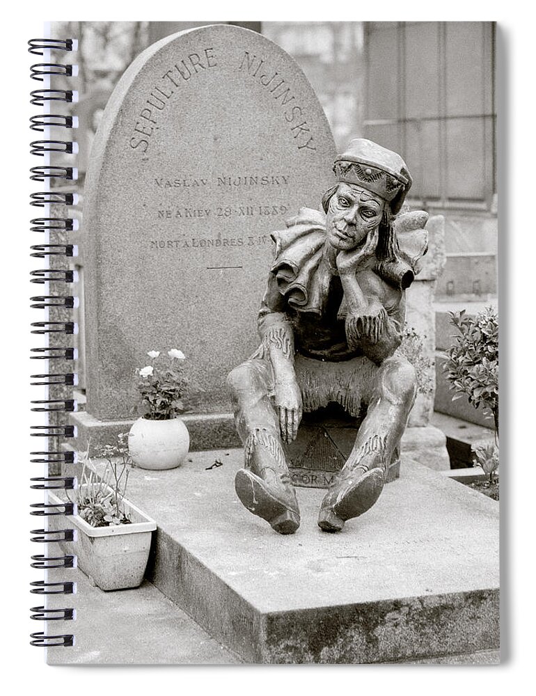 Ballet Spiral Notebook featuring the photograph Nijinsky In Paris by Shaun Higson