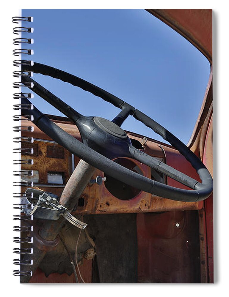 Acrylic Spiral Notebook featuring the photograph No Hope by Jon Glaser