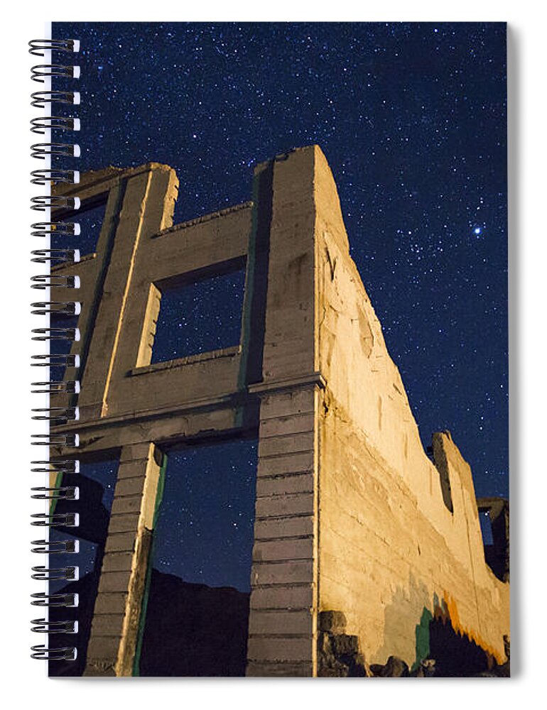 California Spiral Notebook featuring the photograph No Money by Jon Glaser