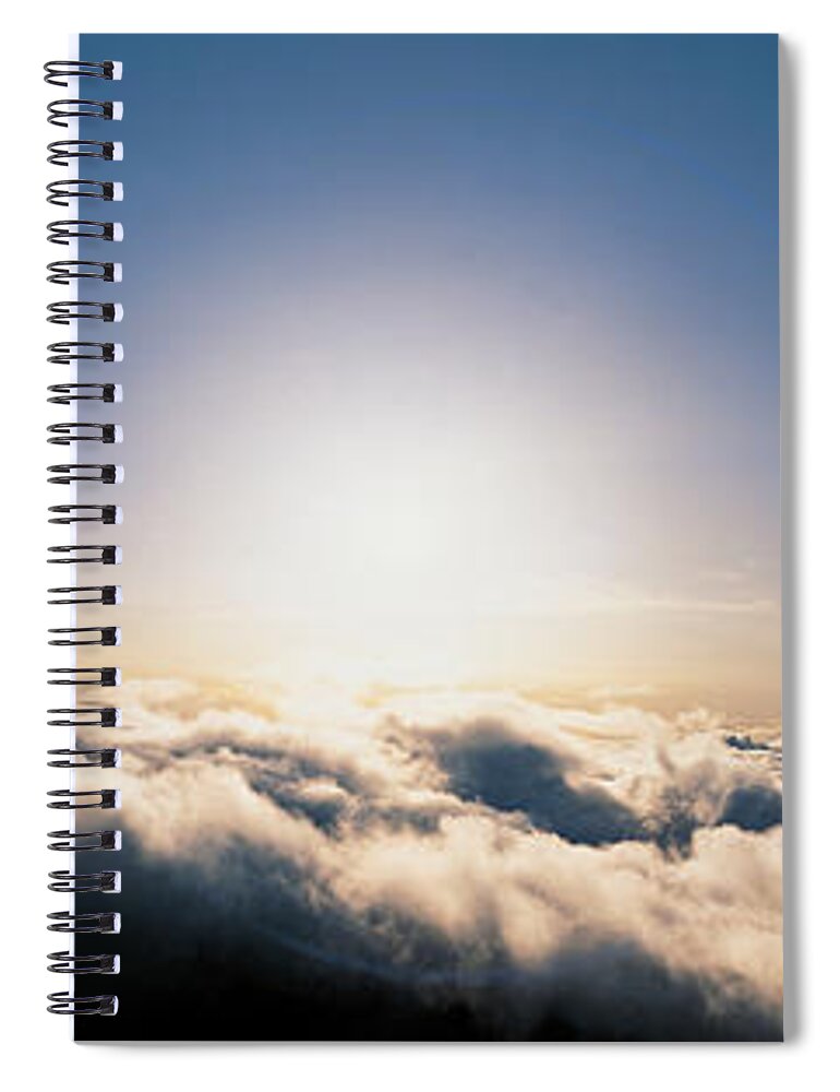 Photography Spiral Notebook featuring the photograph Norikura At Sunrise Gifu Japan by Panoramic Images