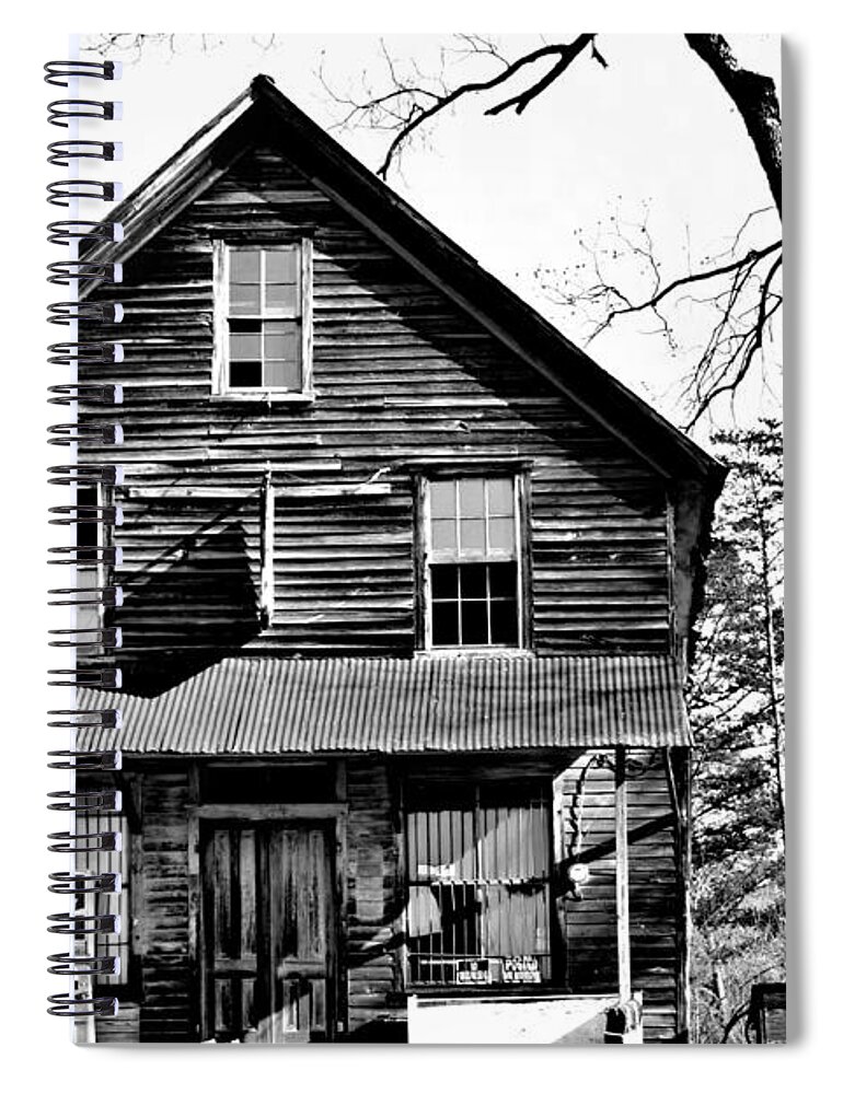 Homestead Spiral Notebook featuring the photograph North Georgia Homestead by Tara Potts