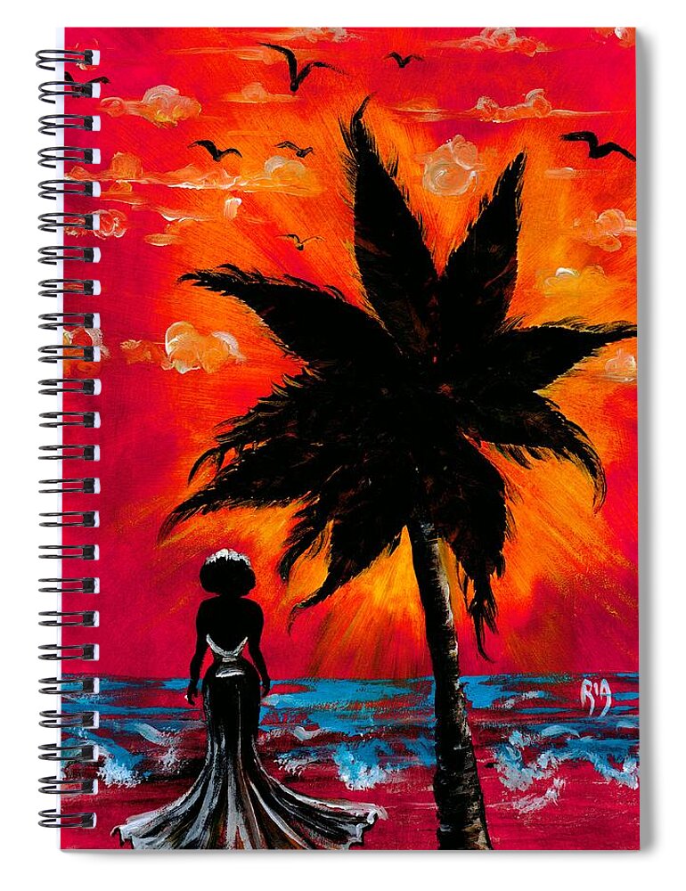 Water Spiral Notebook featuring the photograph Nothing and Everthing by Artist RiA