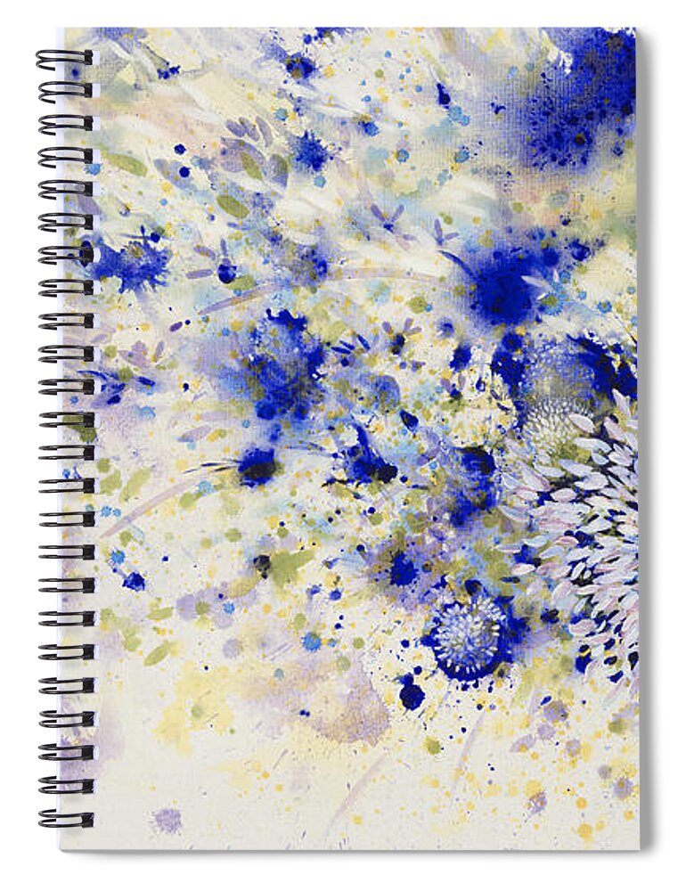 Beautiful Spiral Notebook featuring the painting Novel by Jerome Lawrence