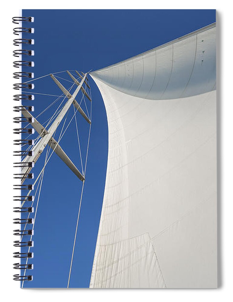Sails Spiral Notebook featuring the photograph Obsession Sails 3 by Scott Campbell