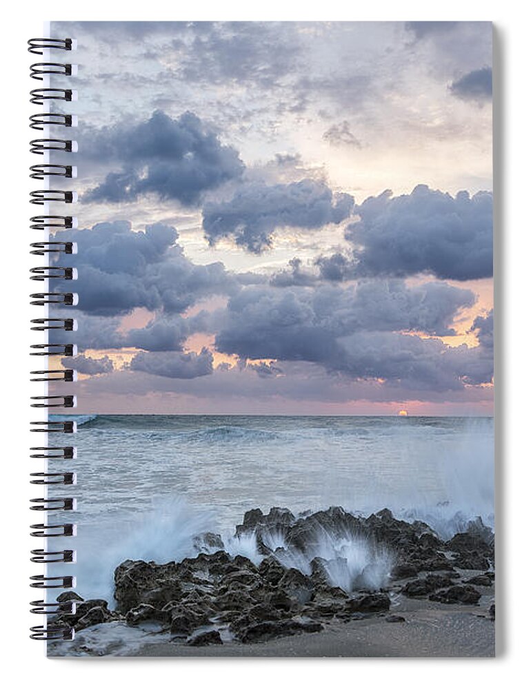 Art Spiral Notebook featuring the photograph Ocean Blooms by Jon Glaser