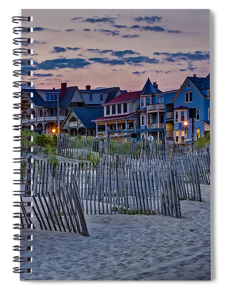 Asbury Park Spiral Notebook featuring the photograph Ocean Grove Asbury Park NJ by Susan Candelario