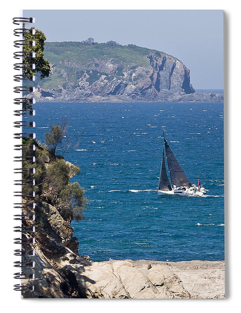 Australia Spiral Notebook featuring the photograph Ocean Racing I by Steven Ralser