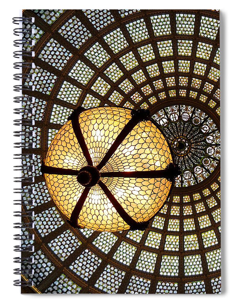Georgia Mizuleva Spiral Notebook featuring the photograph Of Lights and Lamps by Georgia Mizuleva