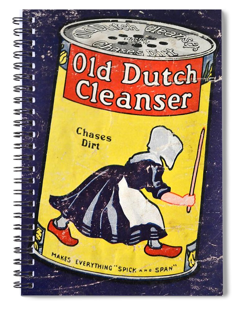 Vintage Spiral Notebook featuring the photograph Old Dutch by Deena Stoddard