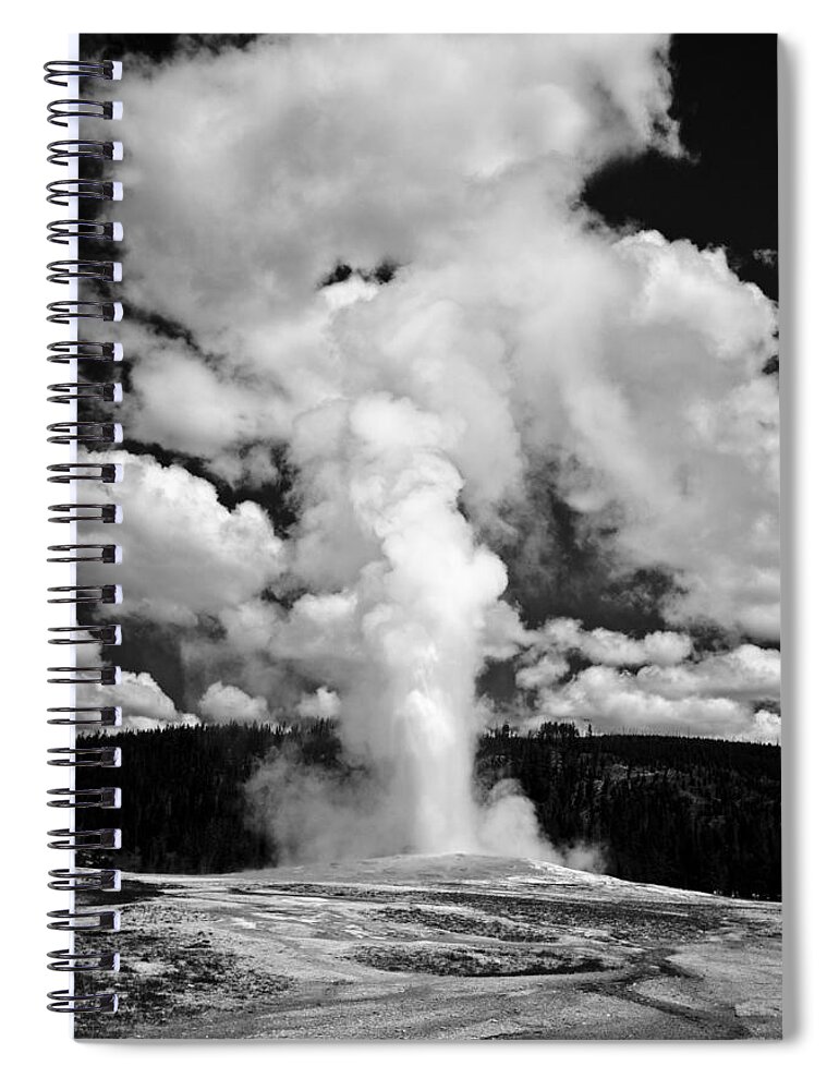 Landscape Spiral Notebook featuring the photograph Old Faithful by Crystal Wightman