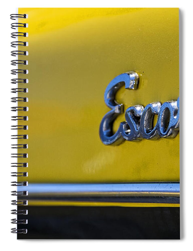 American Spiral Notebook featuring the photograph Old Ford Escort Symbol by Paulo Goncalves