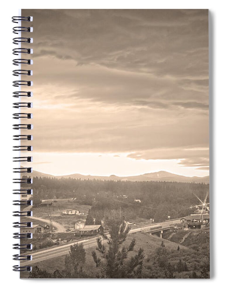 Rollinsville Colorado Spiral Notebook featuring the photograph Old Rollinsville Colorado by James BO Insogna