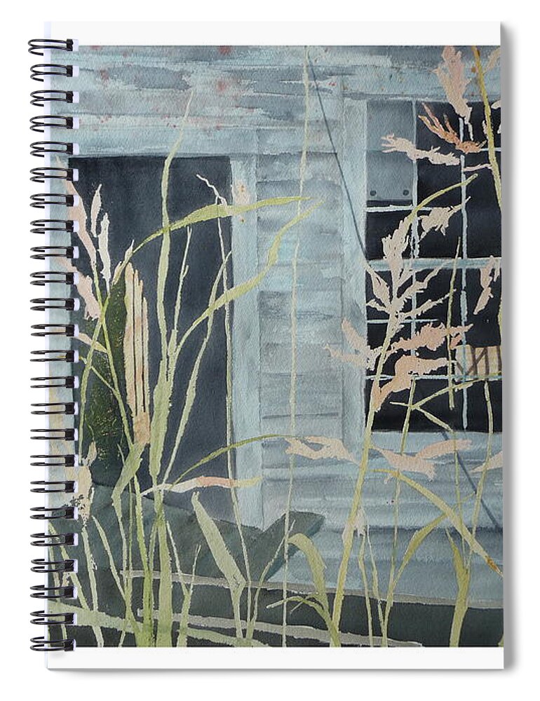 Catawba County Spiral Notebook featuring the painting Old Store at June Bug Road by Joel Deutsch