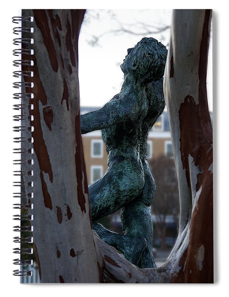 Alexandria Spiral Notebook featuring the photograph Old Town Alexandria - Brio 2 by Richard Reeve
