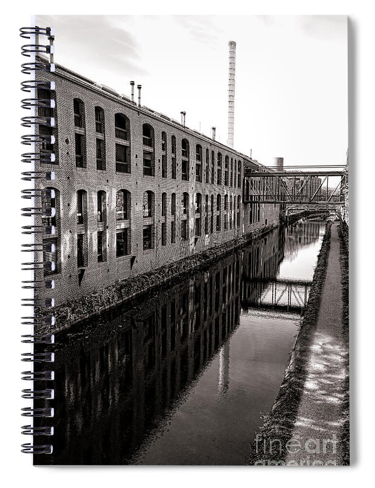 Washington Spiral Notebook featuring the photograph Once Industrial Georgetown by Olivier Le Queinec