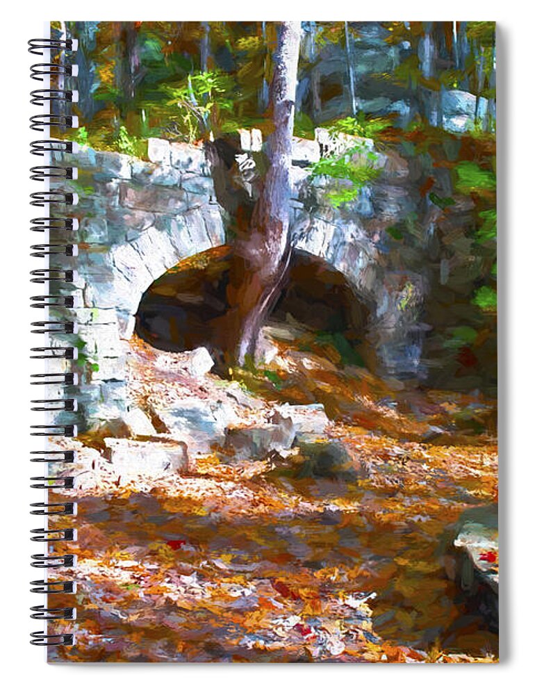 Arch Spiral Notebook featuring the photograph One Always Has To Be Different by Paul W Faust - Impressions of Light