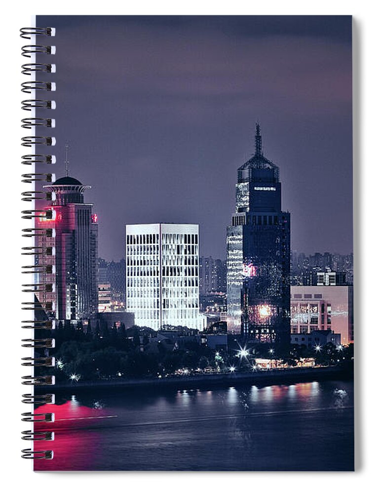 Chinese Culture Spiral Notebook featuring the photograph Opposite by Blackstation