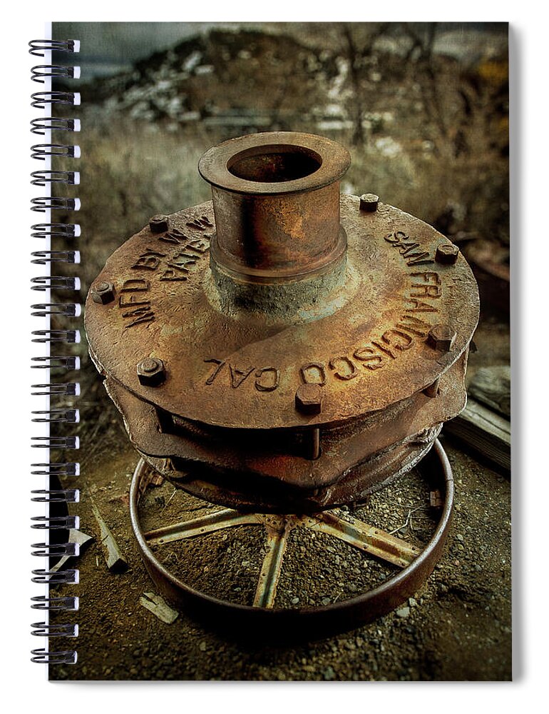 49ers Spiral Notebook featuring the photograph Ore Crusher by YoPedro