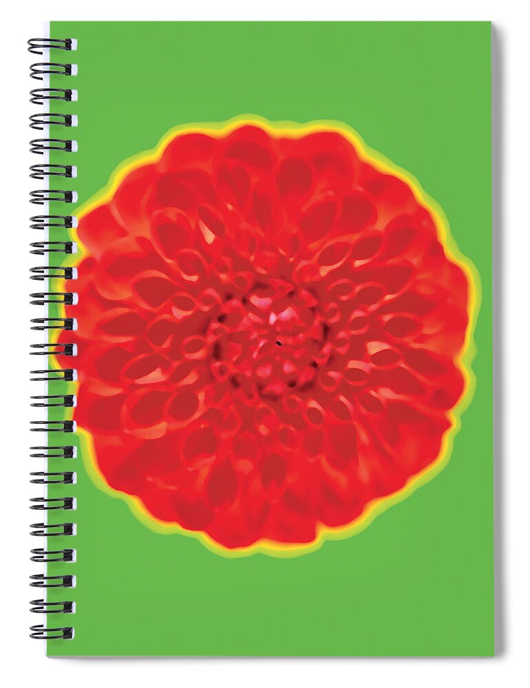 Petal Spiral Notebook featuring the photograph Organic by Michael Banks