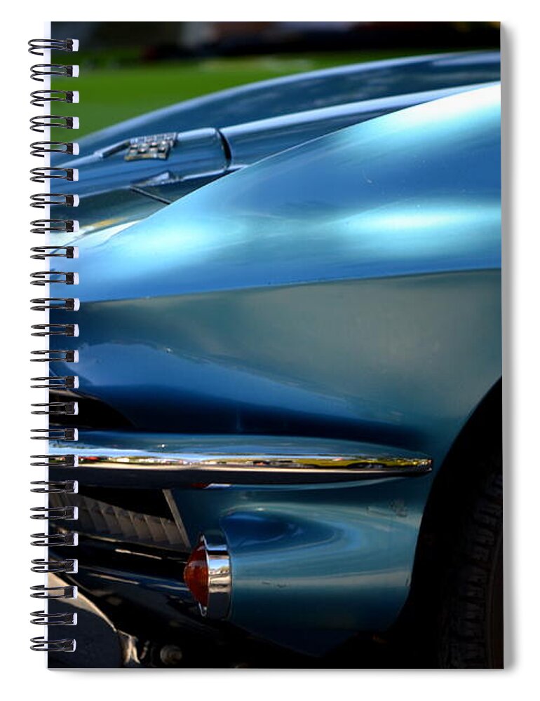 Corvette Spiral Notebook featuring the photograph Original Stingray by Dean Ferreira