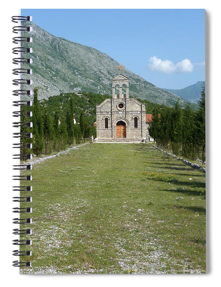 Orthodox Church Spiral Notebook featuring the photograph Orthodox Church - Albania by Phil Banks
