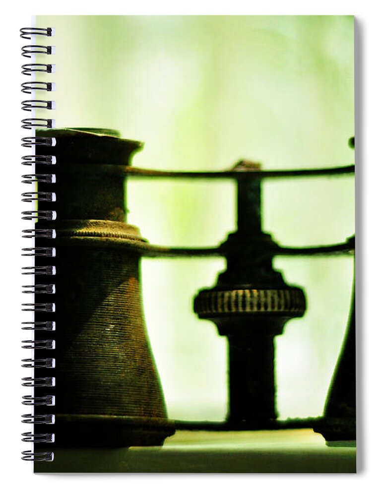 Antique Spiral Notebook featuring the photograph Out of Sight by Rebecca Sherman