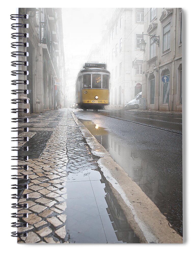 Lisbon Spiral Notebook featuring the photograph Out of the haze by Jorge Maia