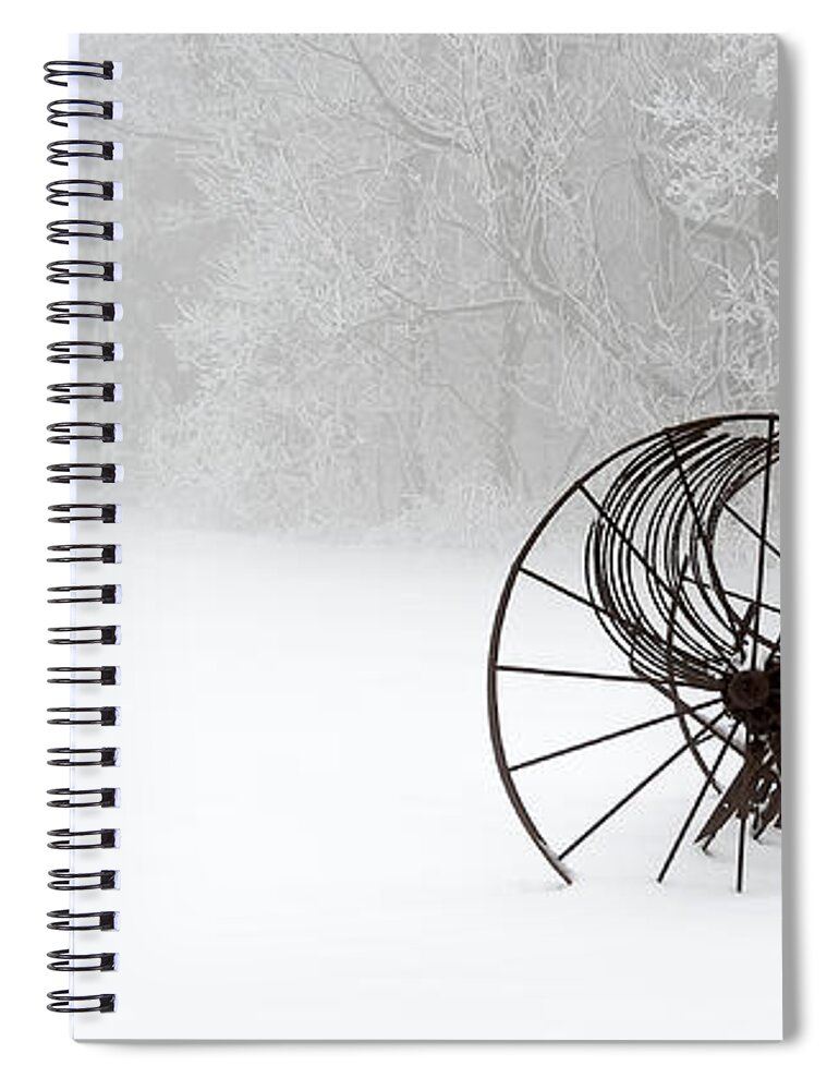 Blue Ridge Parkway Spiral Notebook featuring the photograph Out of the Mist a Forgotten Era II by Greg Reed