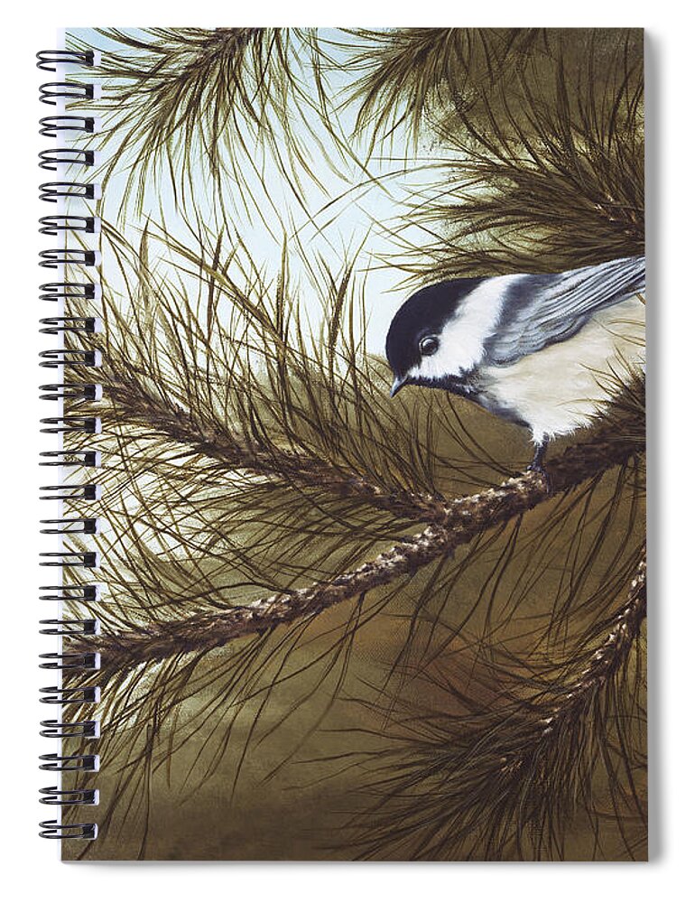 Animals Spiral Notebook featuring the painting Out on a Limb by Rick Bainbridge