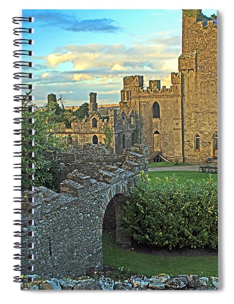 Ireland Spiral Notebook featuring the photograph Over the Bridge by Jennifer Robin
