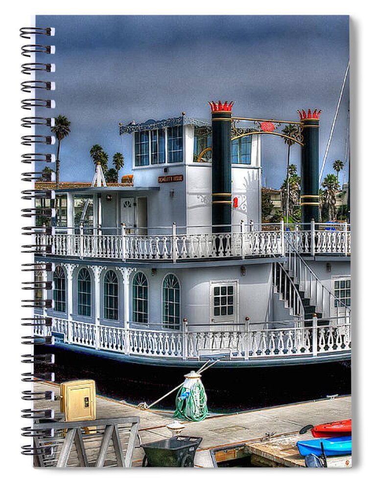 Boats Spiral Notebook featuring the photograph Oxnard 6 by Richard J Cassato