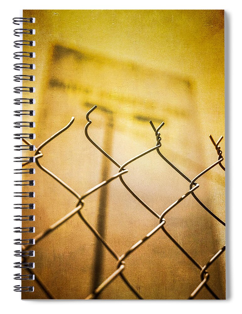 Abandoned Spiral Notebook featuring the photograph Pacific Airmotive Corp 09 by YoPedro