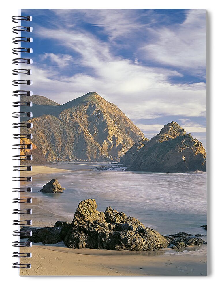 California Landscape Spiral Notebook featuring the photograph Pacific Coast by James Steinberg