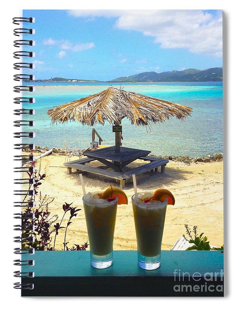 Baths Spiral Notebook featuring the photograph Painkillers by Carey Chen