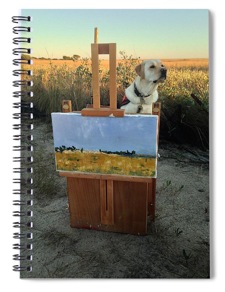 Painting Spiral Notebook featuring the photograph Come Paint With Me by Mary Hahn Ward