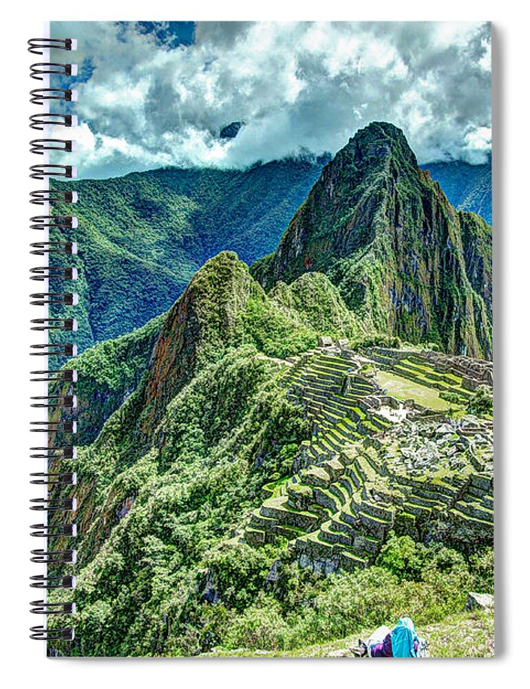 Landscape Spiral Notebook featuring the photograph Palace in the Sky by Richard Gehlbach