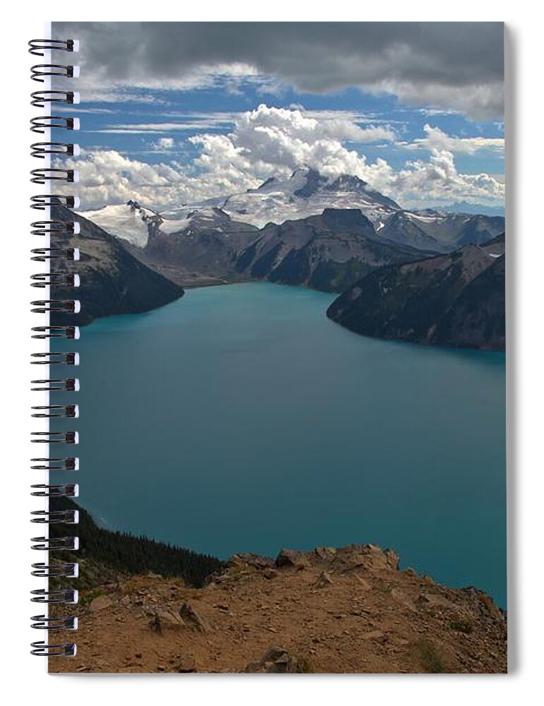 Garibaldi Lake Spiral Notebook featuring the photograph Panorama Overlook At Garibaldi Provincial Park by Adam Jewell