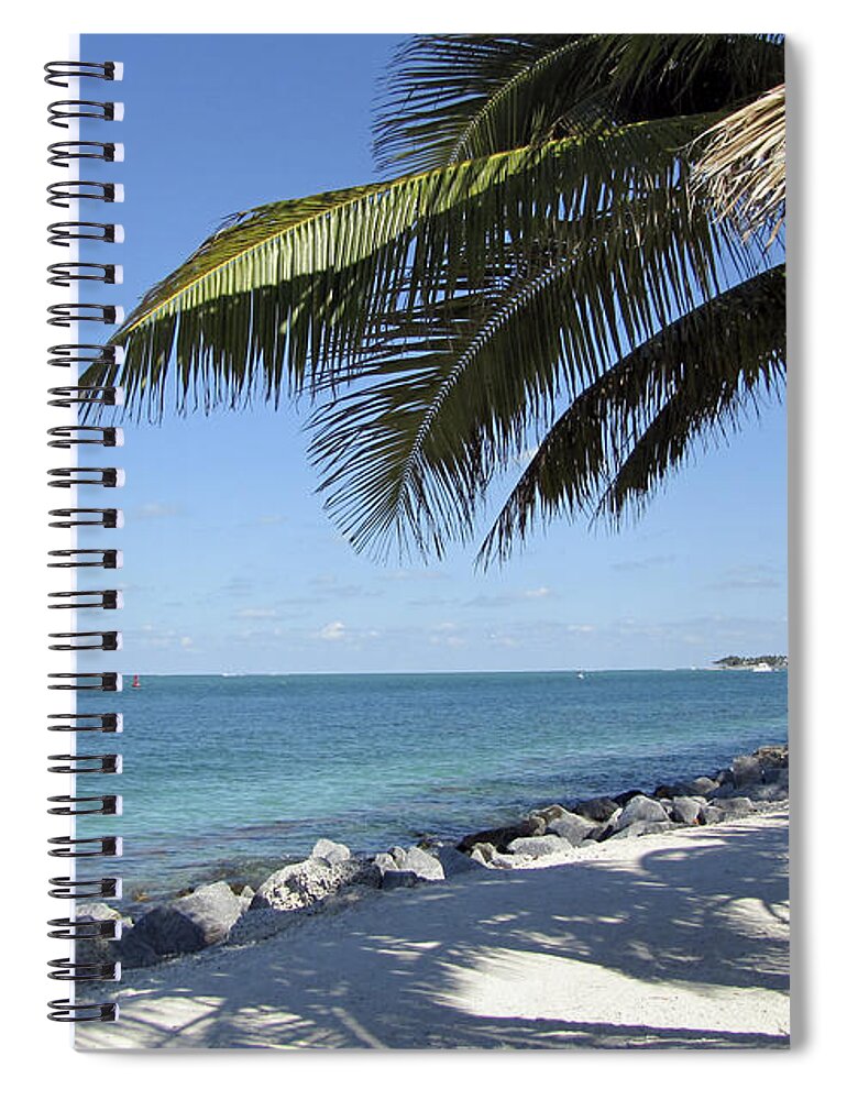 Tropical Spiral Notebook featuring the photograph Paradise - Key West Florida by Bob Slitzan