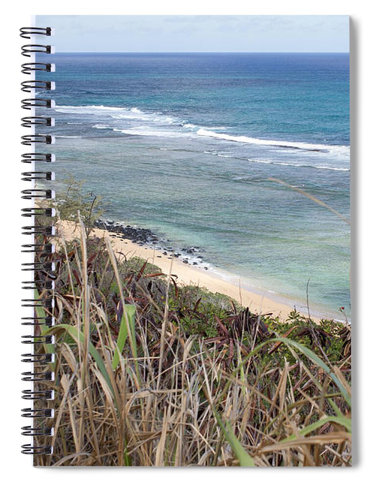 Beach Spiral Notebook featuring the photograph Paradise Overlook by Suzanne Luft