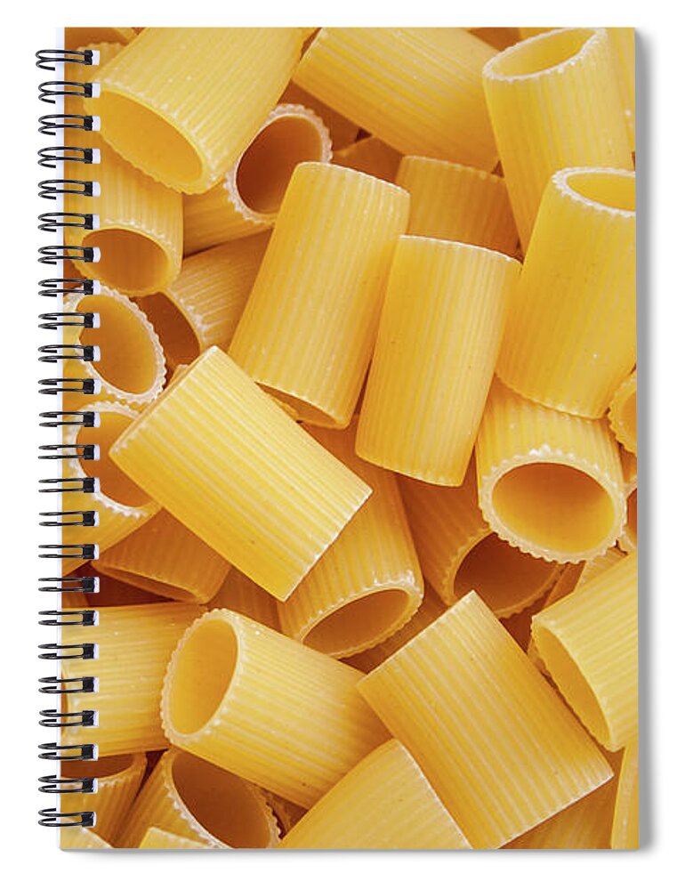 Italian Food Spiral Notebook featuring the photograph Pasta by Levente Bodo