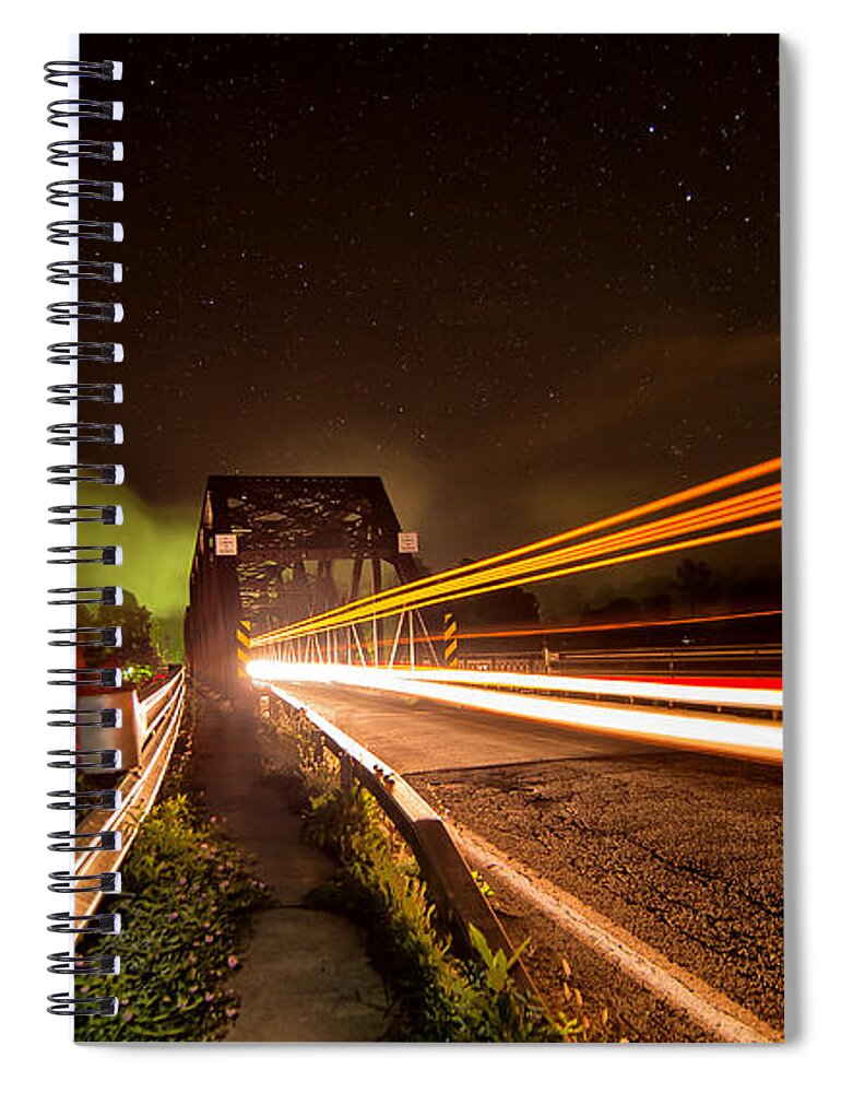 Phoenix Spiral Notebook featuring the photograph Path of Light by Everet Regal