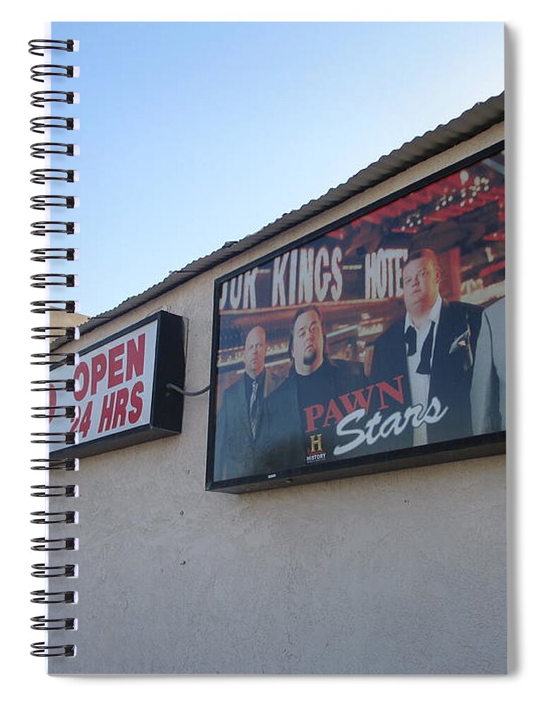 Pawn Stars Spiral Notebook featuring the photograph Pawn Stars by Kay Novy