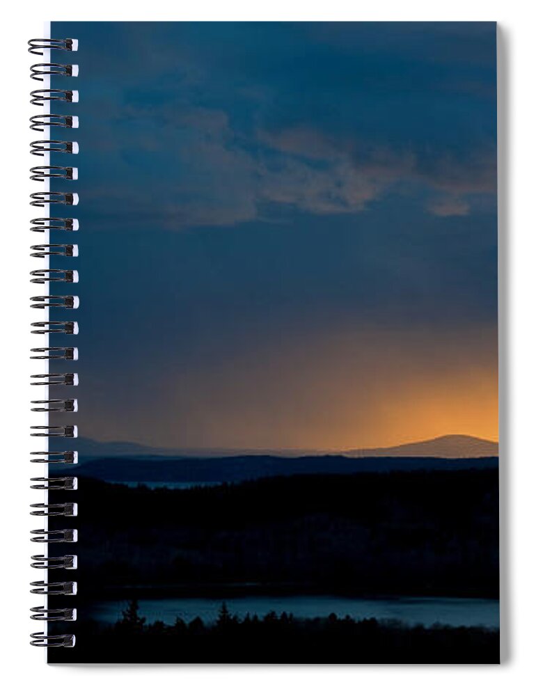 Landscape Spiral Notebook featuring the photograph Peacefull Bliss by Greg DeBeck